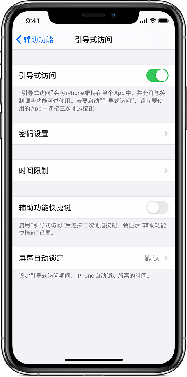 滨州苹果手机维修分享如何在 iPhone 上退出引导式访问 