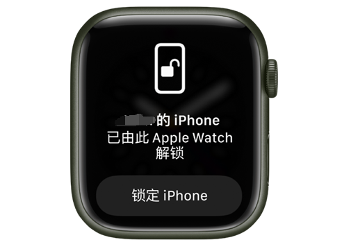 滨州苹果手机维修分享用 AppleWatch 解锁配备面容 ID 的 iPhone方法 