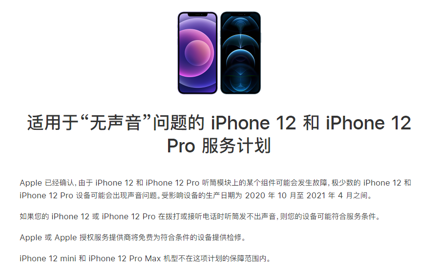 滨州苹果手机维修分享iPhone 12/Pro 拨打或接听电话时无声音怎么办 